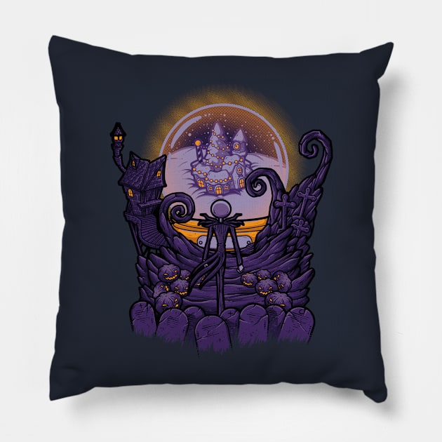 Escape From Nightmare Pillow by LetterQ