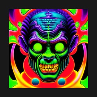 Retro SciFi Monsters: Trippy Horror 229 T-Shirt