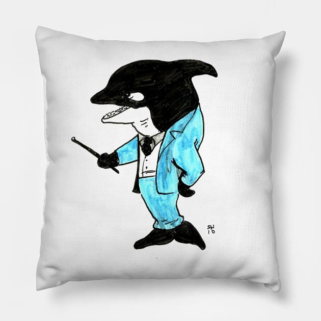 Killer Whale Lecturer Pillow by CoolCharacters