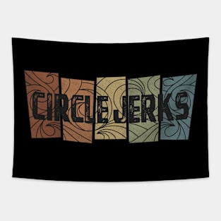 Circle Jerks Retro Pattern Tapestry