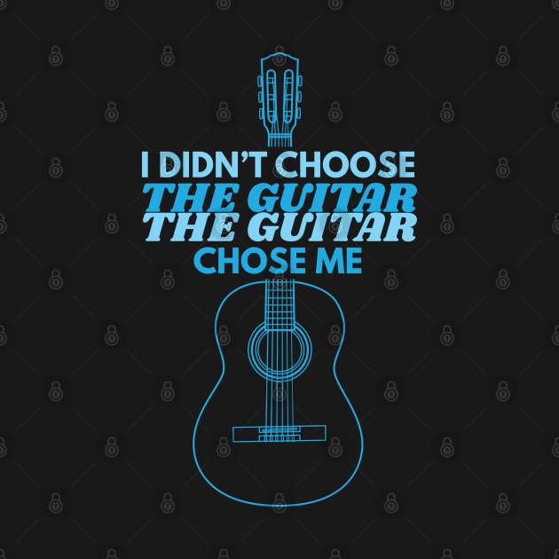 I Didn't Choose The Guitar Classical Guitar Outline by nightsworthy