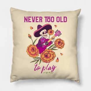 Never Too Old to Play Pillow