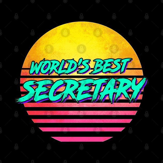 Funny Secretary Retro 1980s Gift by GWENT