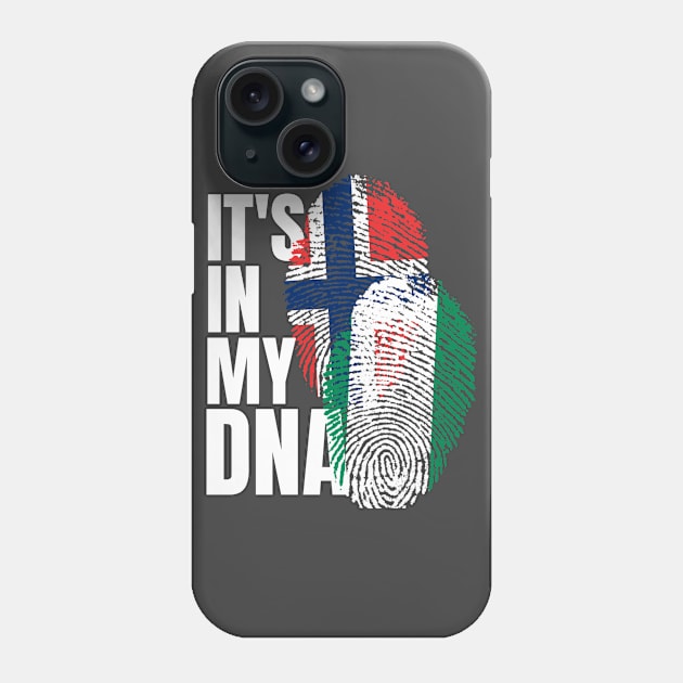 Nigerian And Norwegian Mix Heritage DNA Flag Phone Case by Just Rep It!!