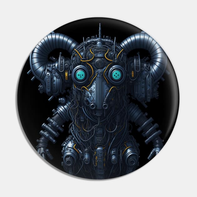 Electric Sheep Pin by Houerd