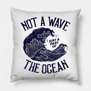 Part of the ocean Pillow