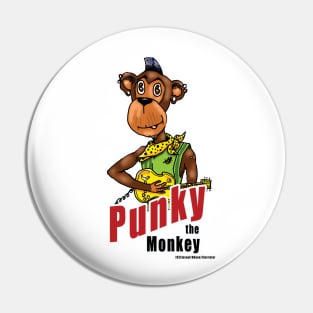 Punky the Monkey Pin