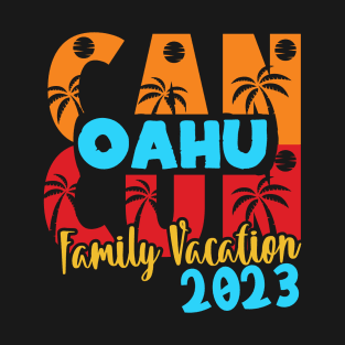 Cancun 2023 Oahu Summer Family Couple Matching Holiday T-Shirt