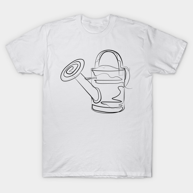 Watering Can Garden One Line Drawing Watering Can T Shirt Teepublic Watering_can_drawing.jpg ‎(166 × 105 pixels, file size: teepublic