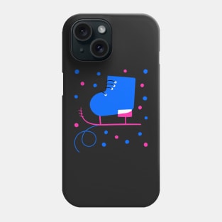 Blue Neon Skates Phone Case