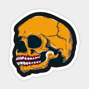 Smiling skull Magnet