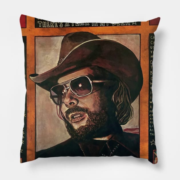 Blues Man Pillow by Raybomusic01