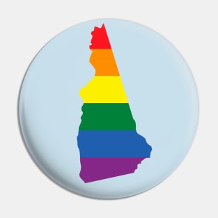 New Hampshire state LGBT Pride Pin