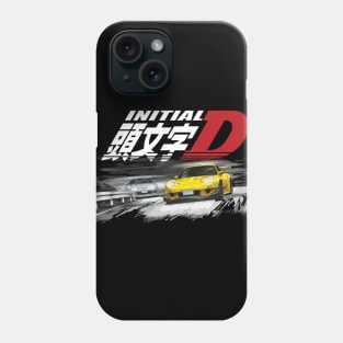 Initial D FD RX7 Stage 1 Drifting - Keisuke Takahashi vs Hideo Minagawa Phone Case