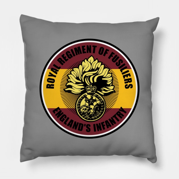 Royal Regiment of Fusiliers Pillow by TCP