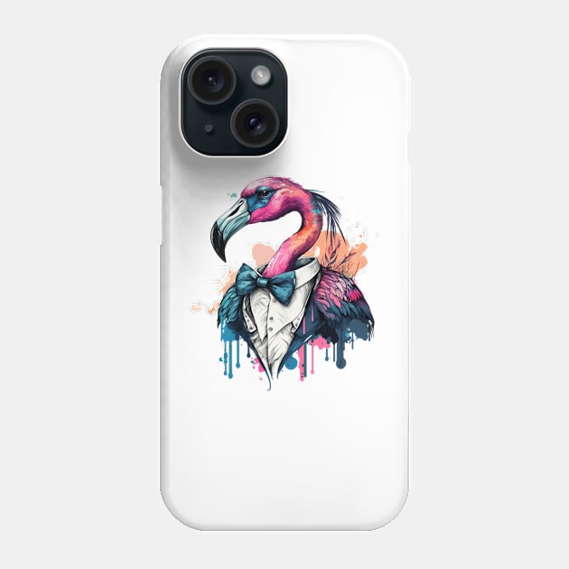 Flamingo Finesse Phone Case by King Hoopoe