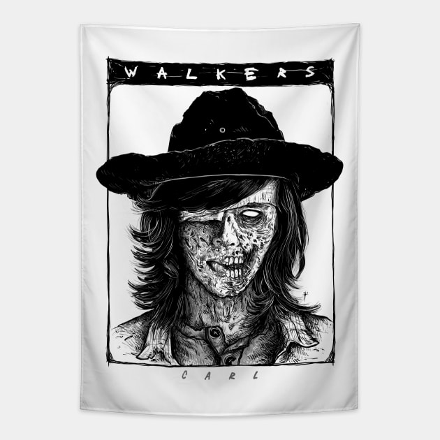 Walkers: Carl Tapestry by DesecrateART