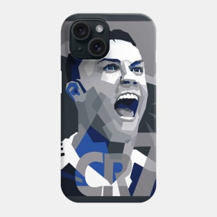 Cristiano ronaldo vintage illustration Phone Case