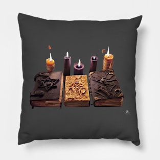 Book & Candle Pillow