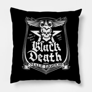 Black Death Malt Liquor Pillow