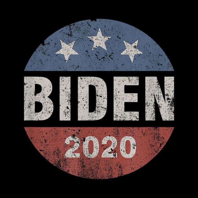 Biden 2020 Vintage Button Joe Biden T shirt by Tisine