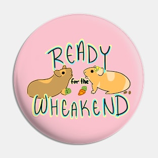 Guinea Pig Weekend Pin