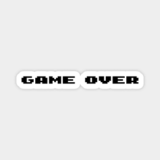 Video Games Game Over Screen Magnet