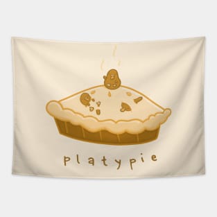 Platypus pie - platypie Tapestry