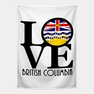 LOVE British Columbia Tapestry