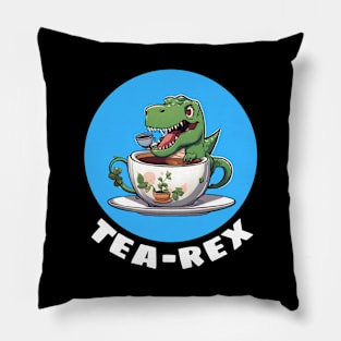 Tea-Rex | T-Rex Pun Pillow