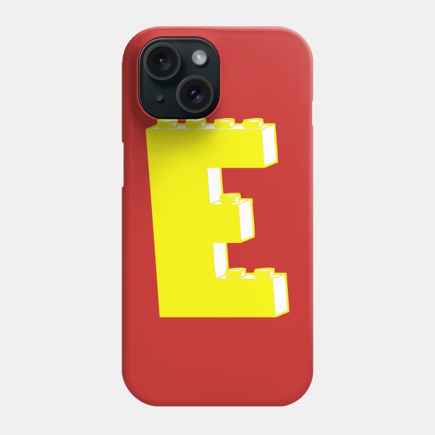 THE LETTER E Phone Case by ChilleeW