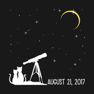 Solar Eclipse 2017 Cats Picnic T-Shirt