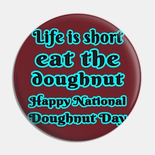 Doughnut Delight: Indulge in Sweet Celebrations on Doughnut Day" Pin