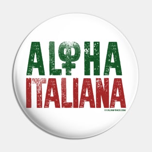 Alpha Italiana Pin