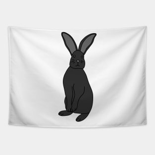 Black Bunny Tapestry