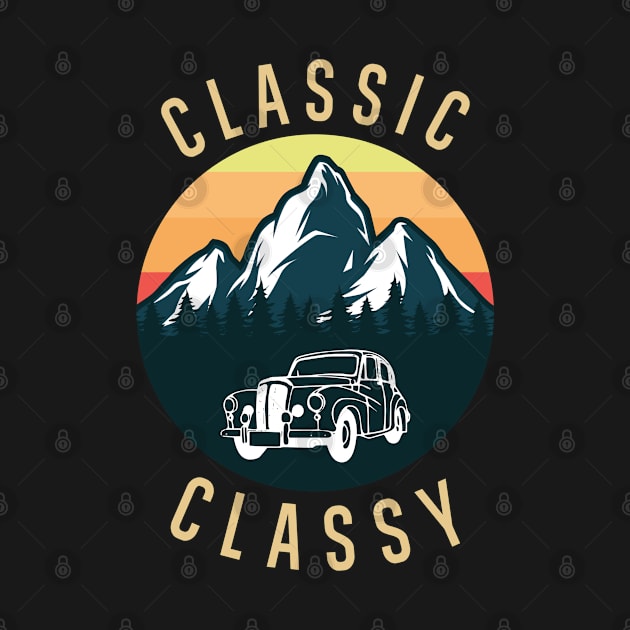 Retro classic car by FIFTY CLOTH