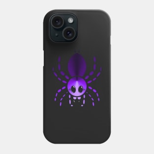 Colorful Cartoon Tarantula (Purple) Phone Case