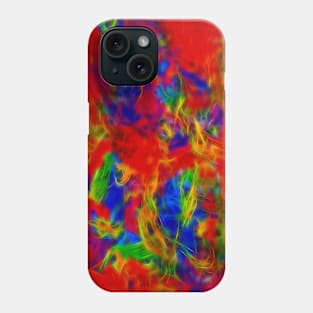 Colourful Random abstract background pattern Phone Case