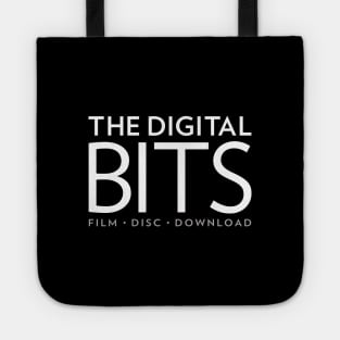 The Digital Bits - White on Dark - Big Front Tote