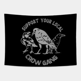 Street Crow gang funny vintage ravens lovers Christmas Tapestry