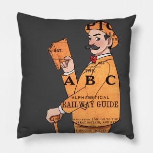 Hercule Poirot in the ABC Murders Pillow