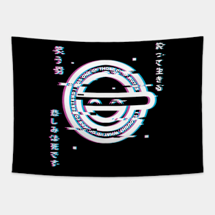 The Laughing Man Ghost In The Shell Hacker Tapestry