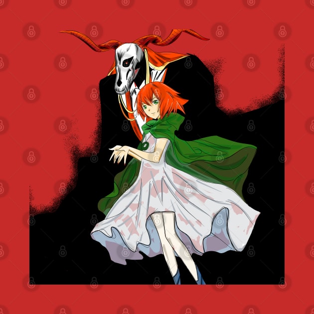 chise and elias the ancient magus bride by jorge_lebeau