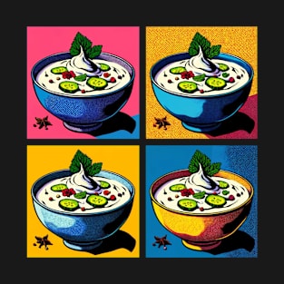 Pop Raita Art - Retro Indian Food T-Shirt