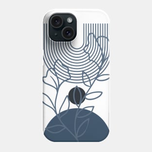 Diseño boho en tonos azules Phone Case