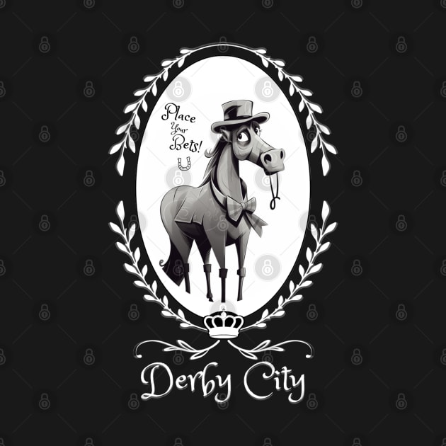 Derby City Collection: Place Your Bets 5 (Black) by TheArtfulAllie