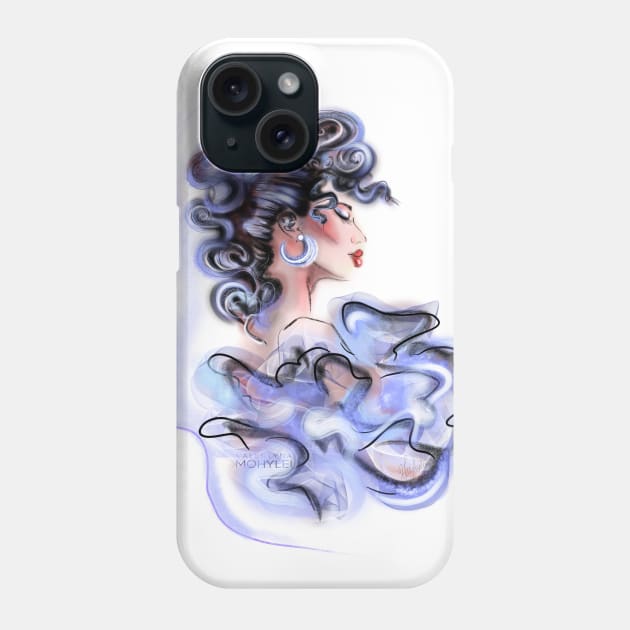 Fashion girl Phone Case by valentyna mohylei