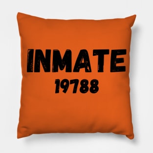 Halloween County Jail Inmate Costume Pillow