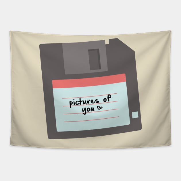 Pictures of you DISKETTE Tapestry by MarylinRam18