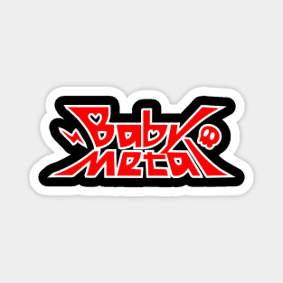 Baby Metal Japanese Red Magnet